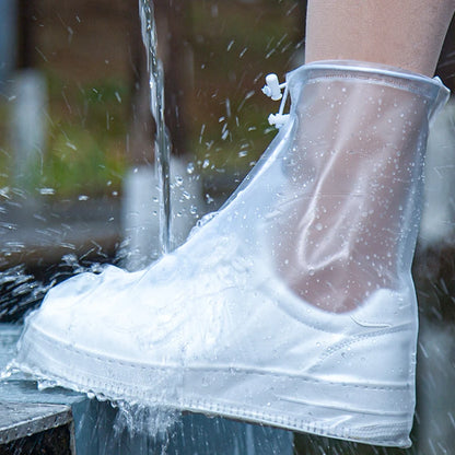 1 Pair Waterproof Shoe Covers, Non-Slip Reusable Rain Snow Boot Women Men PVC Outdoor Rainy Reusable Quality Non-Slip Shoe Cover