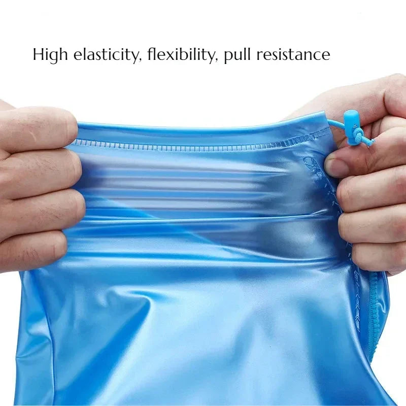 1 Pair Waterproof Shoe Covers, Non-Slip Reusable Rain Snow Boot Women Men PVC Outdoor Rainy Reusable Quality Non-Slip Shoe Cover