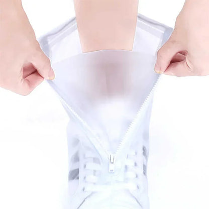1 Pair Waterproof Shoe Covers, Non-Slip Reusable Rain Snow Boot Women Men PVC Outdoor Rainy Reusable Quality Non-Slip Shoe Cover