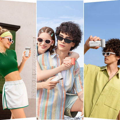 Portable Handheld Fan, 40000 RPM Turbo Fan, 12H Battery Life, 5-Speed, 3600Mah USB Rechargeable, Mini Pocket Design, Gift for Women Men, Travel Outdoor Use