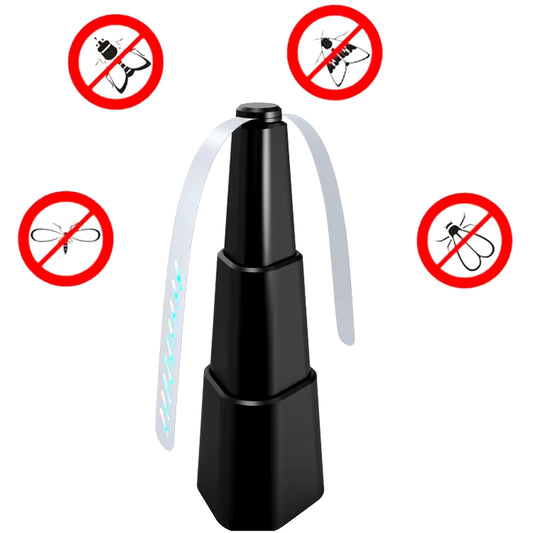 Fly Fans for Tables Fly Repellent Fan Indoor Outdoor with Holographic Blades Keep Flies Away Bug Repellent Outdoor